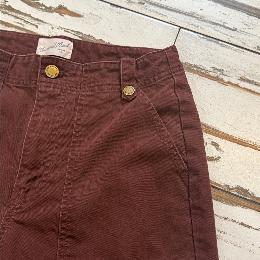 Viral Universal Threads chocolate lightweight jea… - image 4